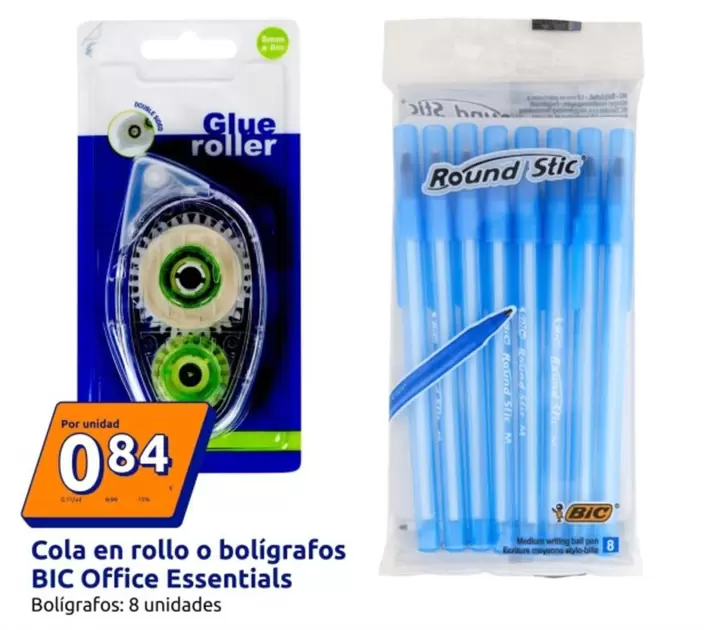BIC / Oficce Essentials - Cola En Rollo O Boligrafos