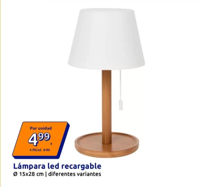 Lámpara Led Recargable