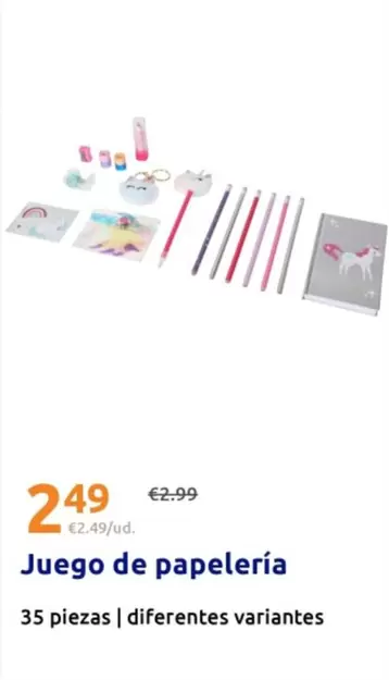 Juego De Papelería