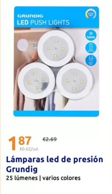 Grundig - Lámparas Led De Presion