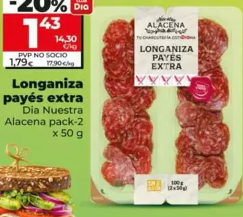 Dia Nuestra Alacena - Longaniza Payes Extra