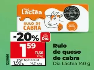 Dia Lactea - Rulo De Queso De Cabra