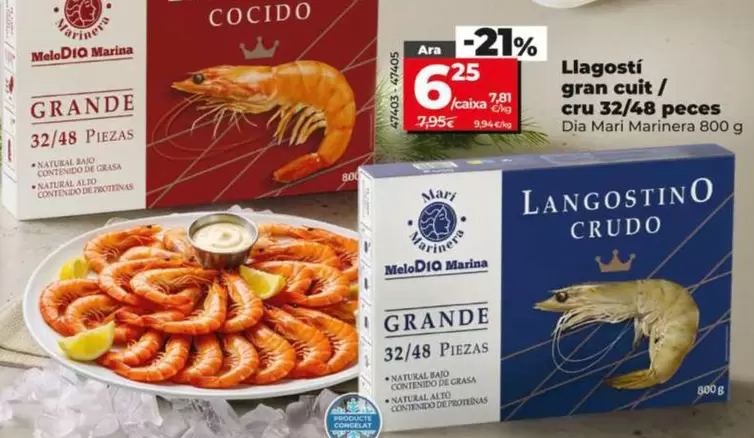 Dia Mari Marinera - Langostino Grande Cocido