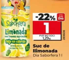 Dia Saborfera - Zumo De Limonada