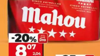 Mahou - Cerveza 5 Estrellas
