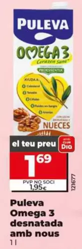 Puleva - Omega 3 Desnatada Con Nueces