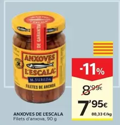 Anxoves De L'Escala - Filets D'anxova