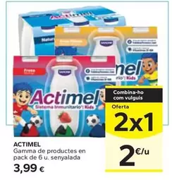 Actimel - Gamma De Productes En Pack De 6 U. Senyalada