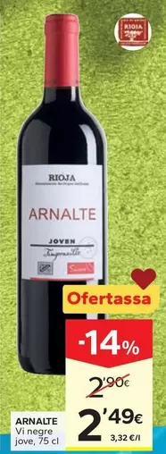 Arnalte - Vin negre jove