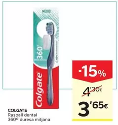 Colgate - Raspall Dental 360° Duresa Mitjana