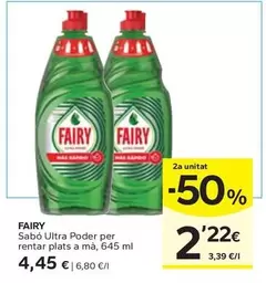 Fairy - Sabó Ultra Poder Per Rentar Plats A Ma
