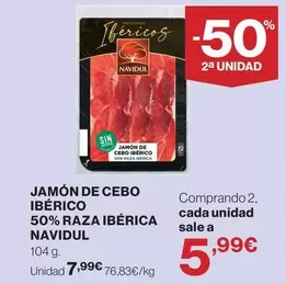 Navidul - Jamón De Cebo Ibérico 50% Raza Ibérica