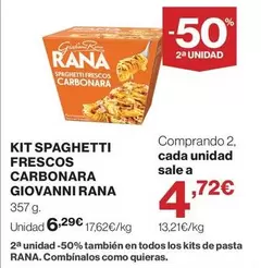 Rana - Kit Spaghetti Frescos Carbonara