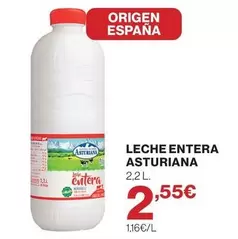La Asturiana - Leche Entera