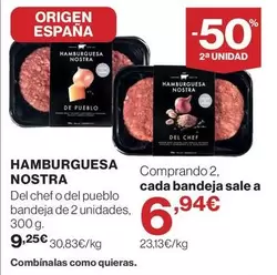 chef select - Hamburguesa Nostra
