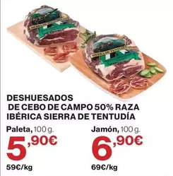 Deshuesados De Cebo De Campo 50% Raza Ibérica Sierra De Tentudía