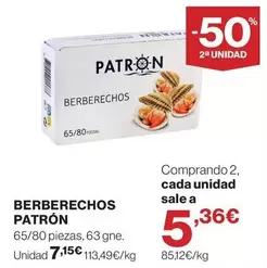 Patrón - Berberechos