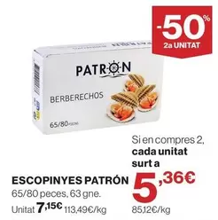 Patrón - Escopinyes