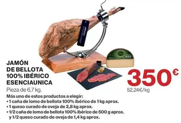 Bellota - Jamón De 100% Ibérico Esenciaúnica