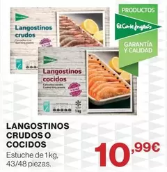 Langostinos Crudos O Cocidos