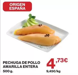origen - Pechuga De Pollo Amarilla