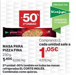 El Corte Inglés - Masa Para Pizza Fina