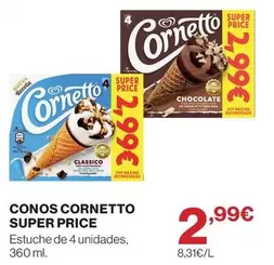 cornetto - Conos Cornetto Super Price