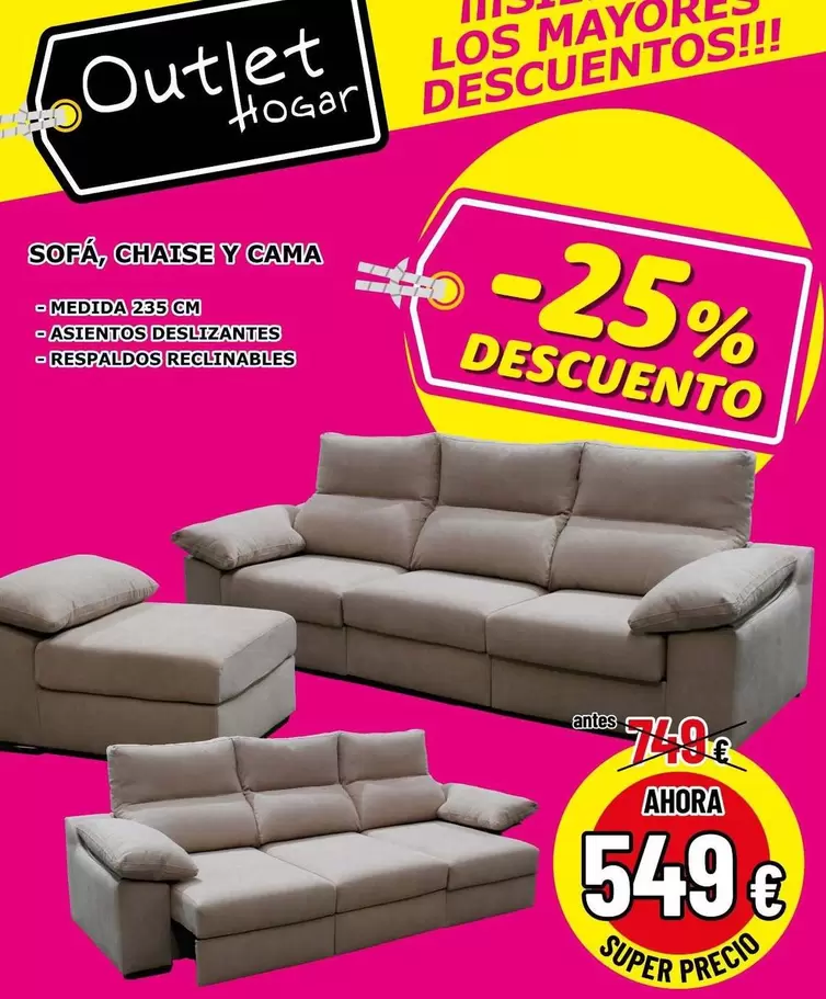 Sofá, Chaise Y Gama