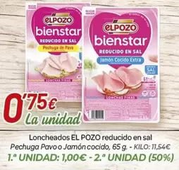 El Pozo - Loncheados Reducido En Sal