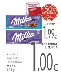Milka - Xocolata Amb Llet O Chips Ahoy!