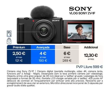 Sony - Vlog ZV-1F