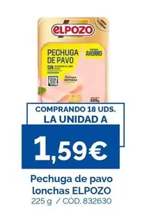 elpozo - Pechuga De Pavo Lonchas