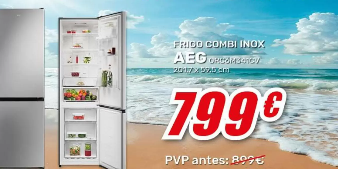 AEG - Frigo Combi Inox