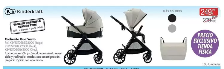 Kinderkraft - Cochecitos Duo Veste