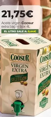 Coosur - Aceite Virgen Extra Bag In Box