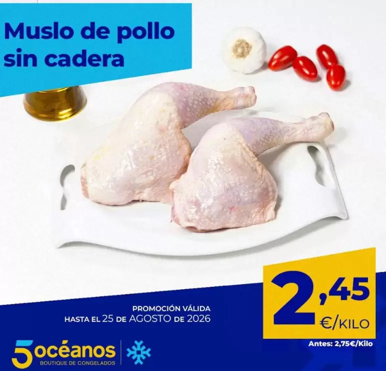 Muslo De Pollo Sin Cadera