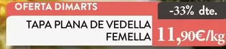 Tapa Plana De Vedella Femella
