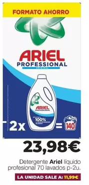 Ariel - Detergente Líquido Profesional