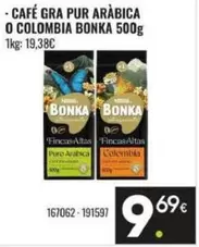 Bonka - Café Gra Pur Arabica O Colombia