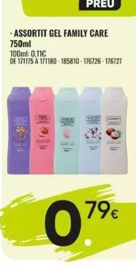 Bon Preu - Assortit Gel Family Care