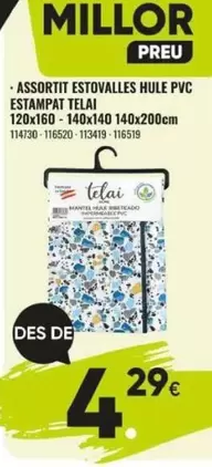PVC - Assorti Estovalles Huile Pvc Estampati