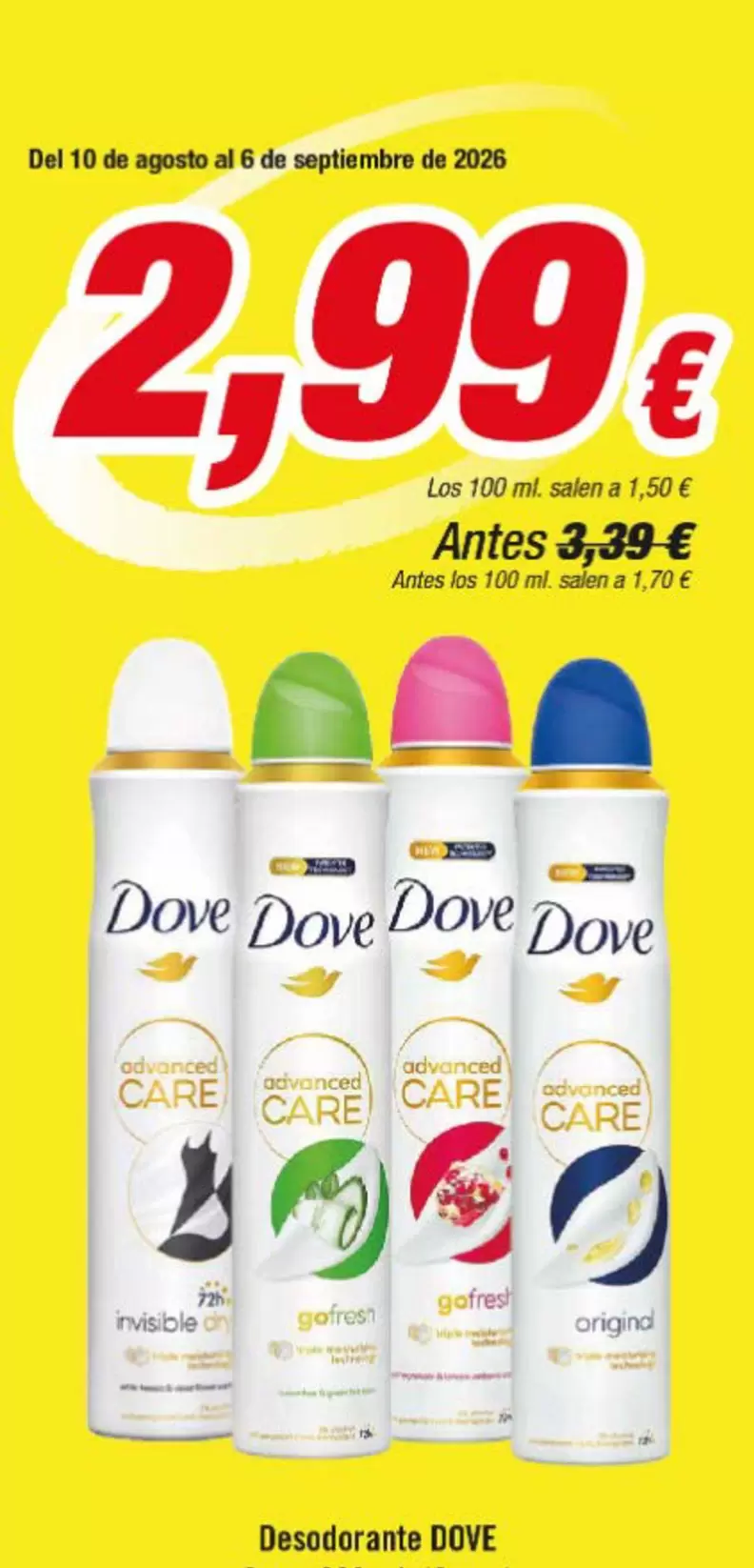 Dove - Desodorante