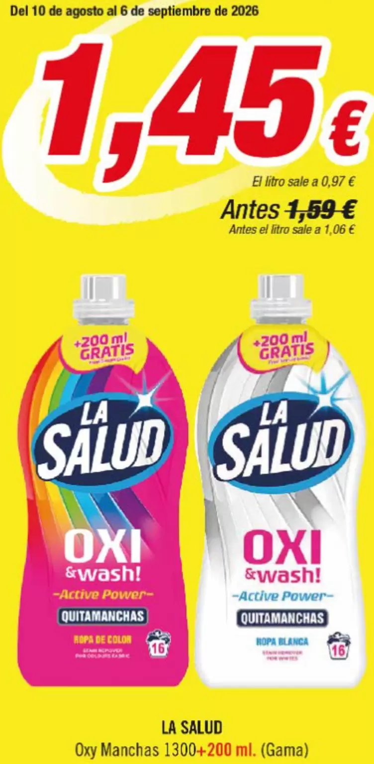 La Salud - Oxy Manchas