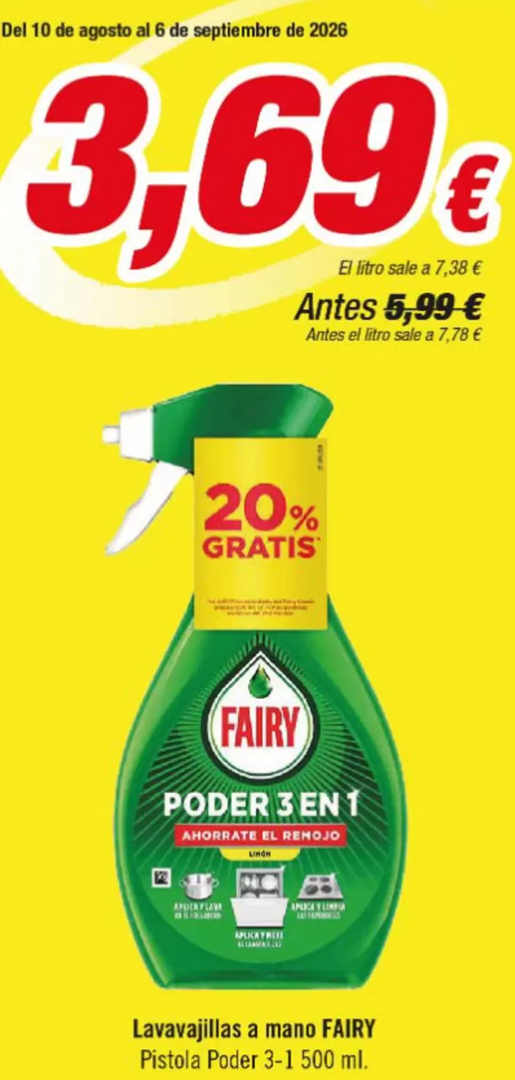 Fairy - Lavavajillas A Mano