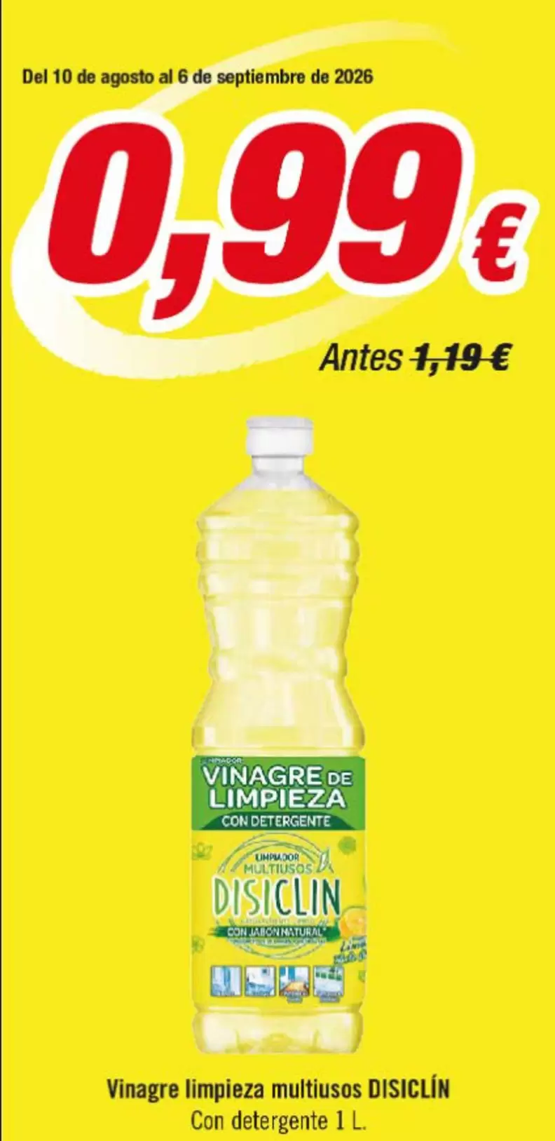 Discilin - Vinagre Limpieza Multiuso