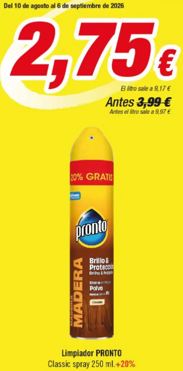Pronto - Limpiador