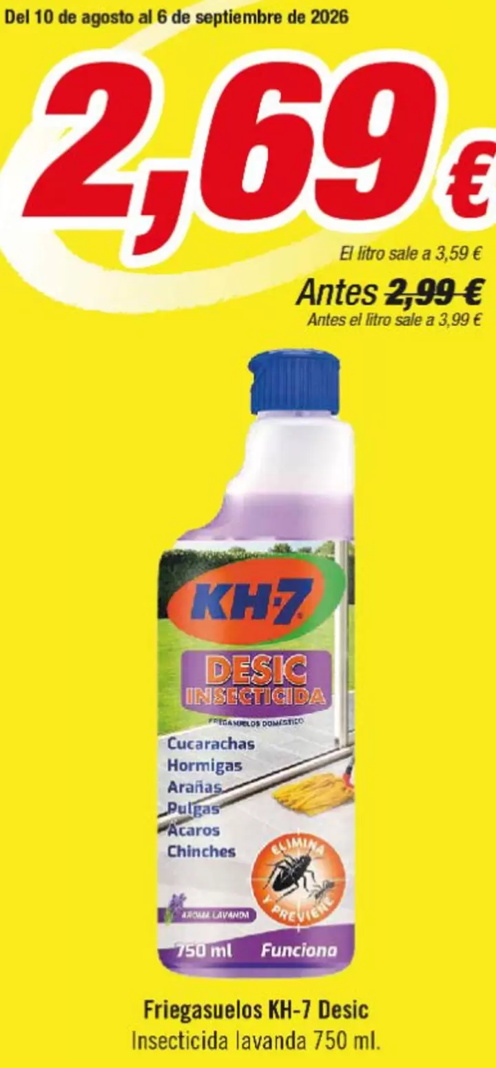 KH-7 - Friegasuelos Desic Insecticida Lavanda