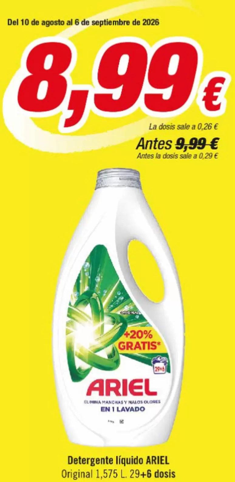 Ariel - Detergente Liquido