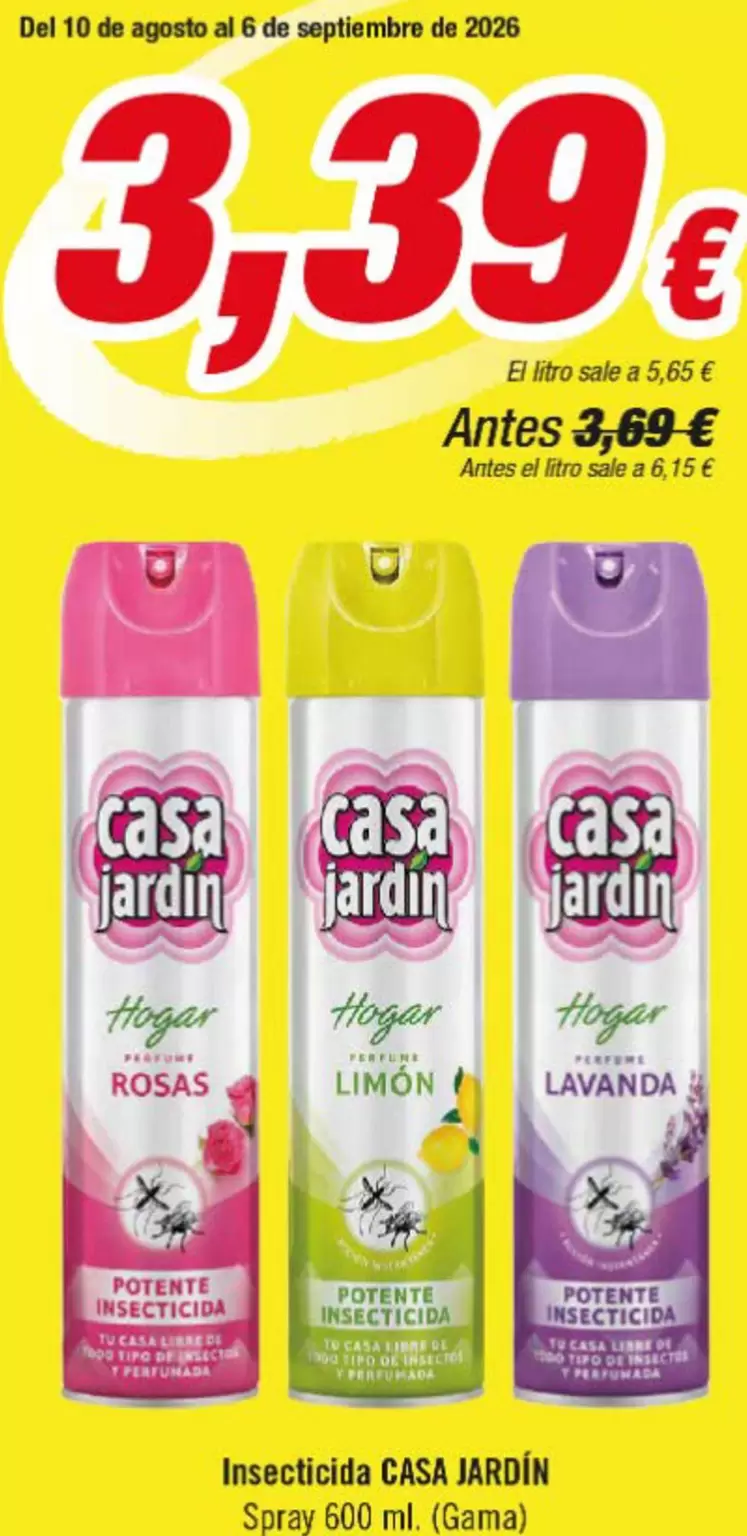 Casa Jardín - Insecticida