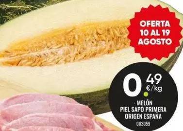 origen - Melon Piel Sapo Primera Origen España